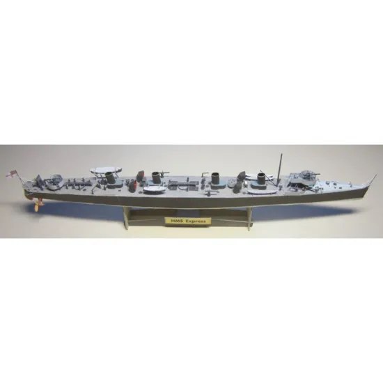 PAPER MODEL KIT MILITARY FLEET THE DESTROYER EXPRESS 1/200 OREL 186