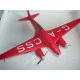 PAPER MODEL KIT CIVIL AVIATION RACE PLANE DH. 88 COMET 1/33 OREL 187