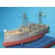 PAPER MODEL KIT MILITARY FLEET BATTLESHIP COASTAL DEFENSE FUSO 1/200 OREL 190
