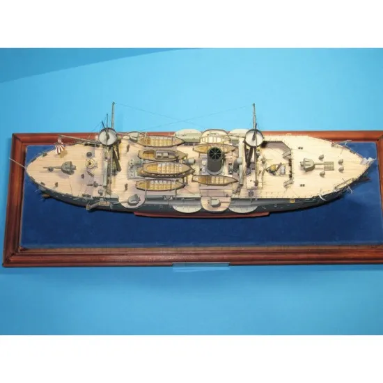 PAPER MODEL KIT MILITARY FLEET BATTLESHIP COASTAL DEFENSE FUSO 1/200 OREL 190