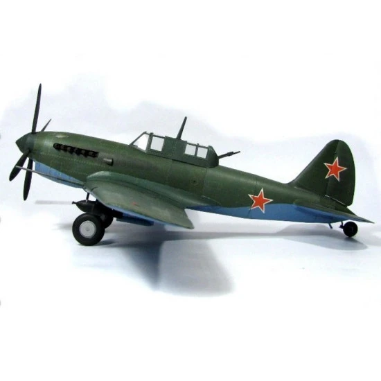 PAPER MODEL KIT MILITARY AVIATION ATTACK PLANE SU-6 1/33 OREL 197