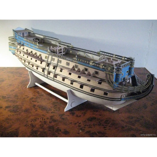 PAPER MODEL KIT THE MILITARY FLEET BATTLESHIP I RANK SAN FELIPE 1/100 OREL 203