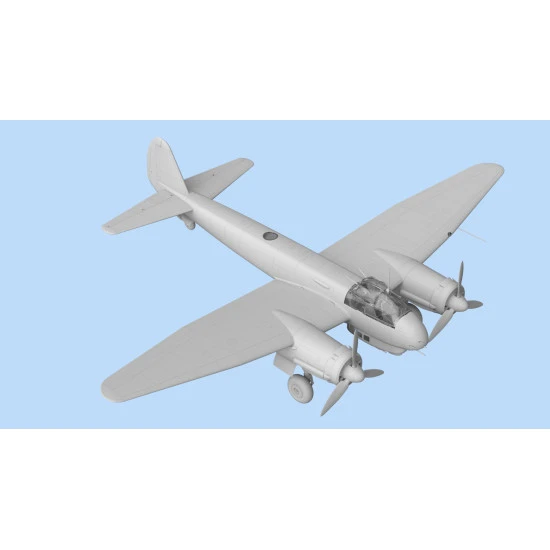 ICM 48238 JU 88-6, WWII GERMAN HEAVY FIGHTER PLASTIC KIT 7.9 inches 1/48 scale