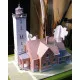 PAPER MODEL KIT BEACON PRESQUE ISLE USA 1873 1/150 OREL 222