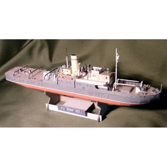 PAPER MODEL KIT MILITARY FLEET STEAMSHIP LENIN RUSSIA 1930 1/200 OREL 223