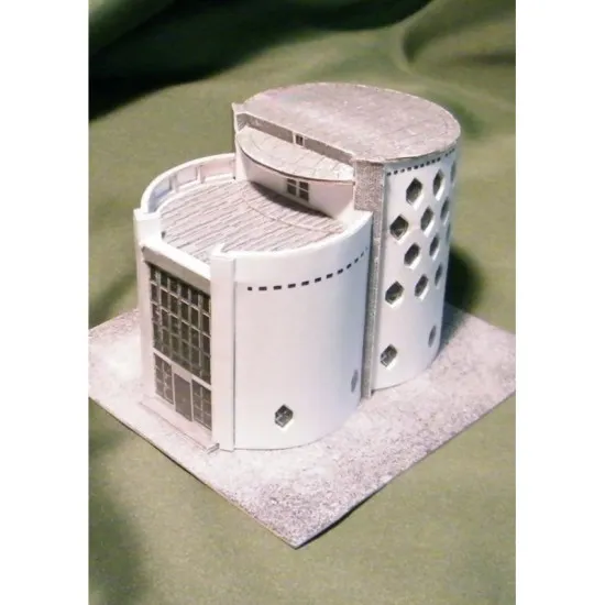 PAPER MODEL KIT HOUSE OF ARCHITECT MELNIKOVA RUSSIA 1929 1/150 OREL 224