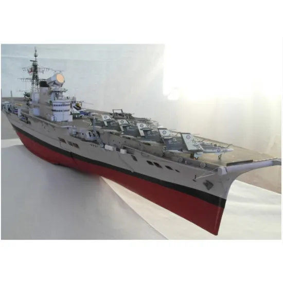 PAPER MODEL KIT MILITARY FLEET HMS VICTORIOUS UNITED KINGDOM 1964 1/200 OREL 225