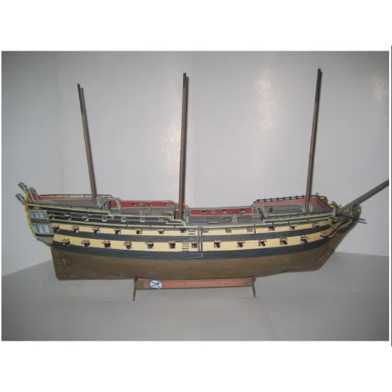PAPER MODEL KIT MILITARY FLEET BATTLESHIP GLORY OF EKATERINA 1783 1/100 OREL 230