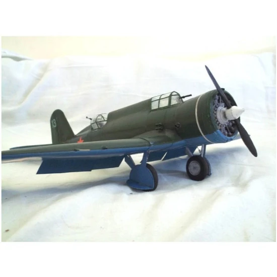 PAPER MODEL KIT AVIATION MILITARY AIRCRAFT P - 10 1/33 OREL 236
