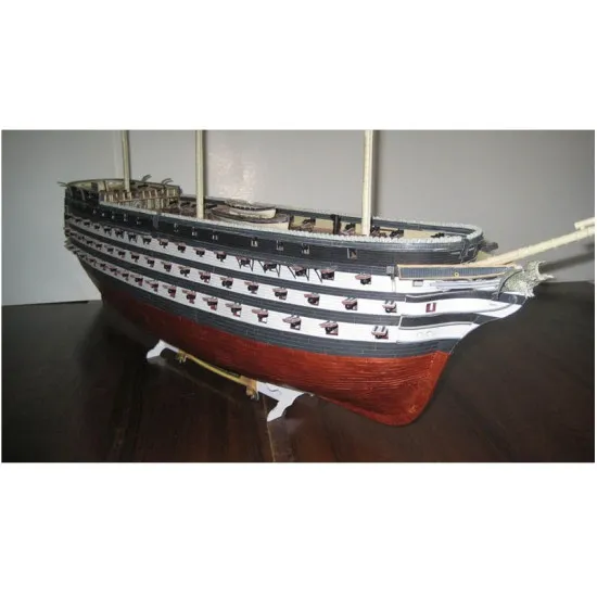 PAPER MODEL KIT MILITARY FLEET BATTLESHIP THREE SAINTS 1/100 OREL 239