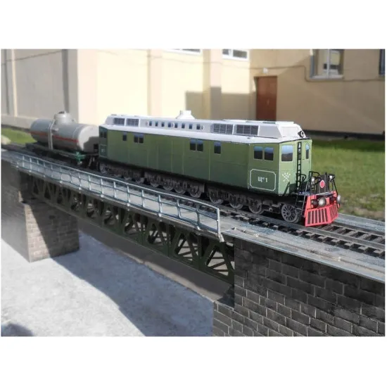 PAPER MODEL KIT RAILWAY GE-1 DIESEL LOCOMOTIVE OREL 241