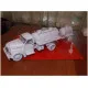 URAL ZIS-355M SOVIET TANK TRUCK USSR 1958 PAPER MODEL KIT OREL 242 SCALE 1/25