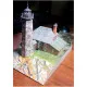 LIGHTHOUSE ISLE ROYALE MENAGERIE ISLAND LIGHT SCALE 1/150 ARCHITECTURE OREL 245