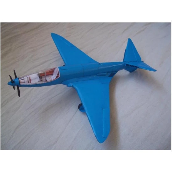 BUGATTI RACING PLANE PAPER MODEL 100 SCALE 1/33 1939YEAR CIVIL AVIATION OREL 246