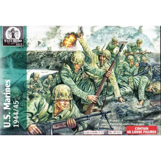 US Marines at Iwo Jima WWII 1/72 Waterloo 1815 AP027