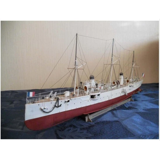 PAPER MODEL KIT MILITARY FLEET ARMORED DECK CRUISER III CLASS 1/200 OREL 251