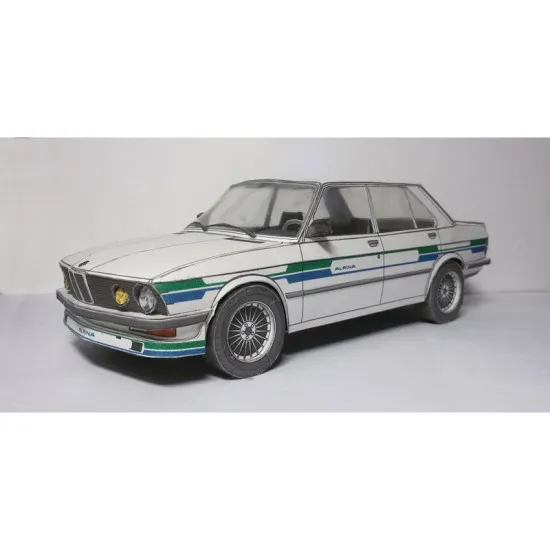 PAPER MODEL KIT CIVIL GERMANY CAR BMW E28 ALPINA OREL 253