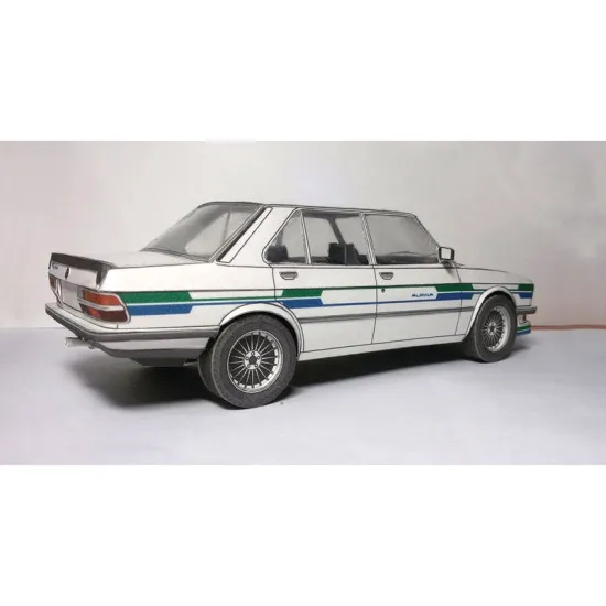 PAPER MODEL KIT CIVIL GERMANY CAR BMW E28 ALPINA OREL 253