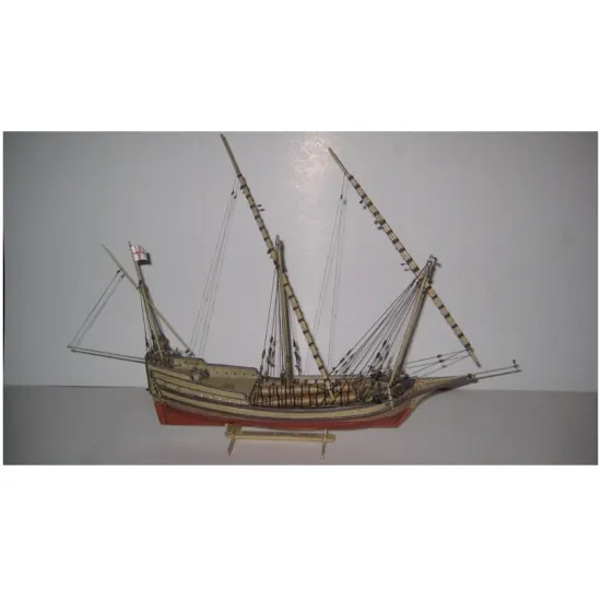 PAPER MODEL KIT CIVIL FLEET GENOESE PINK 1/100 OREL 254