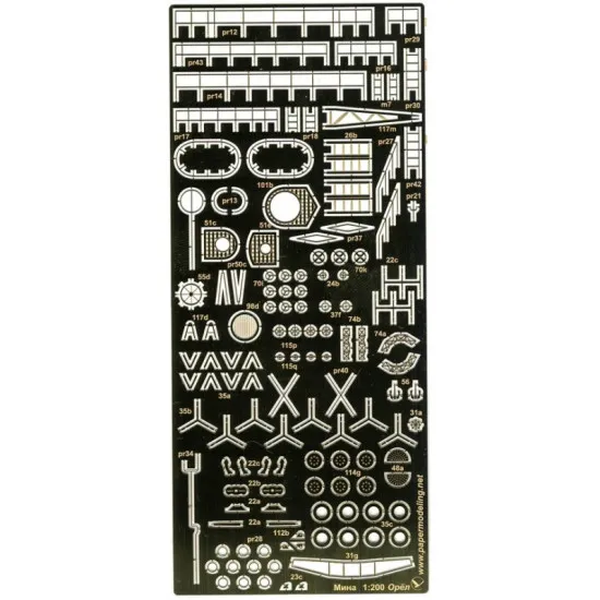 PHOTO ETCHING TO T-407 MINA AND MO-4 OREL 99/1