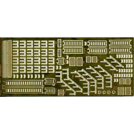 PHOTO ETCHING FOR MILITARY FLEET BATTLESHIP PETROPAVLOVSK 1/200 OREL 164/1