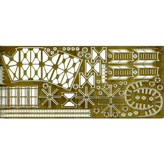 PHOTO ETCHING FOR MILITARY FLEET HEAVY CRUISER KENT 1/200 OREL 166/1