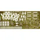 PHOTO ETCHING FOR MILITARY FLEET HEAVY CRUISER KENT 1/200 OREL 166/1