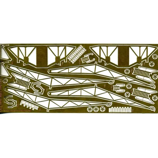 PHOTO ETCHING FOR MILITARY FLEET HEAVY CRUISER KENT 1/200 OREL 166/1