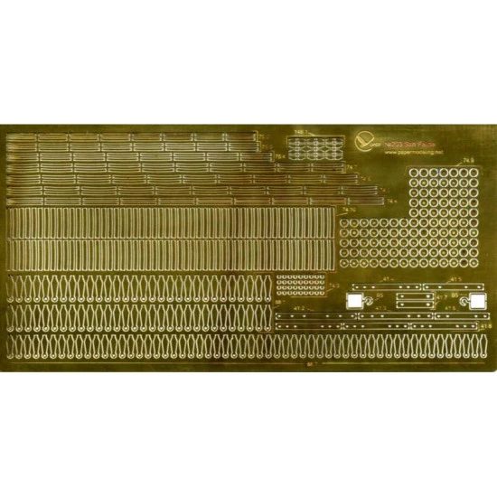 PHOTO ETCHING FOR MILITARY FLEET BATTLESHIP I RANK SAN FELIPE 1/100 OREL 203/1