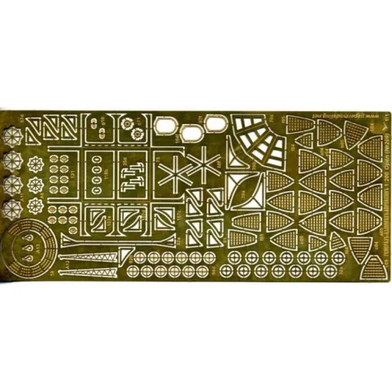 PHOTO ETCHING BATTLESHIP COASTAL DEFENCE GENERAL ADM APRAKSIN 1/200 OREL 209/1