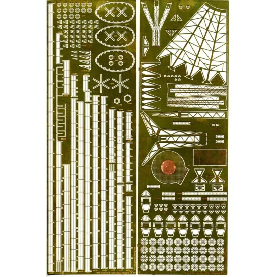 PHOTO-ETCHING TO MILITARY FLEET HMS VICTORIOUS UNITED KINGDOM 1/200 OREL 225/1