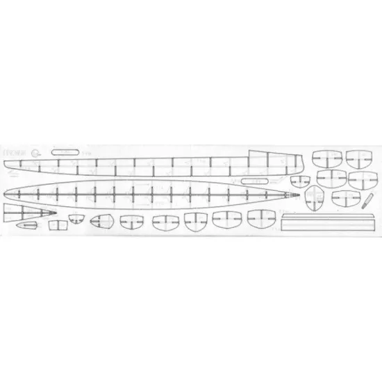 LASER CUTTING FOR MILITARY FLEET DESTROYER FORMIDABLE 1/200 OREL 113/2