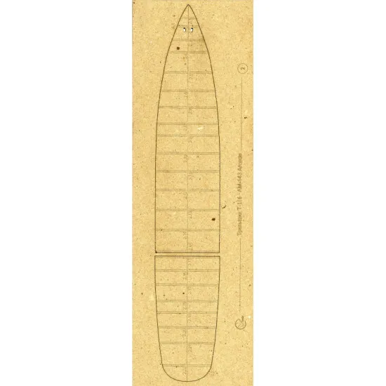 LASER CUTTING FOR MILITARY FLEET MINESWEEPER MINESWEEPER T-116 1/200 OREL 130/2
