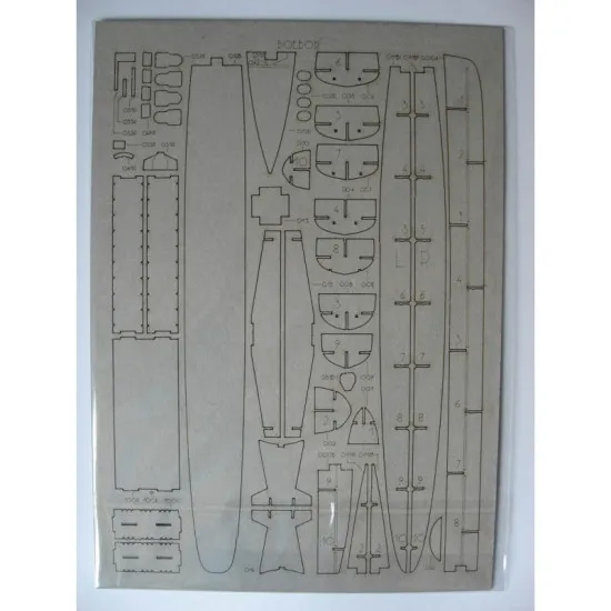 LASER CUTTING FOR MILITARY FLEET,DESTROYER BATTLE 1/200 OREL 154/2