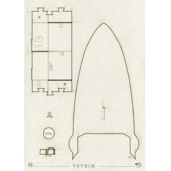 LASER CUTTING FOR MILITARY FLEET BATTLESHIP MIKASA 1/200 OREL 157/2