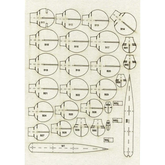 LASER CUTTING FOR MILITARY FLEET SUBMARINE PIKE SCH - 402 1/100 OREL 158/2