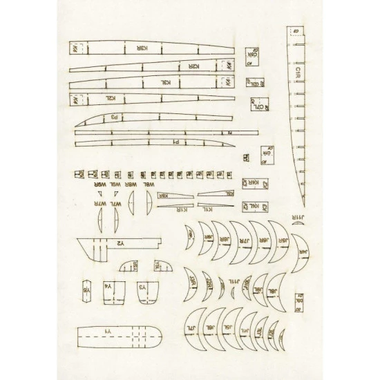 LASER CUTTING FOR MILITARY FLEET SUBMARINE PIKE SCH - 402 1/100 OREL 158/2