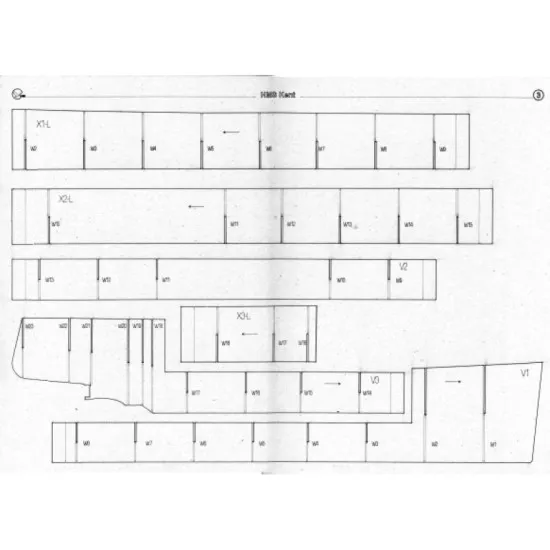 LASER CUTTING FOR MILITARY FLEET HEAVY CRUISER KENT 1/200 OREL 166/2