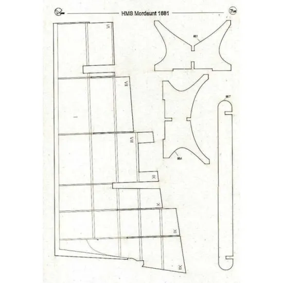 LASER CUTTING FOR MILITARY FLEET THE DESTROYER EXPRESS 1/100 OREL 189/2