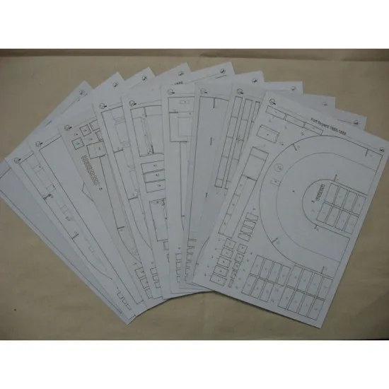 LASER CUTTING FOR ARCHITECTURE FORT BOYARD 1/150 OREL 194/2