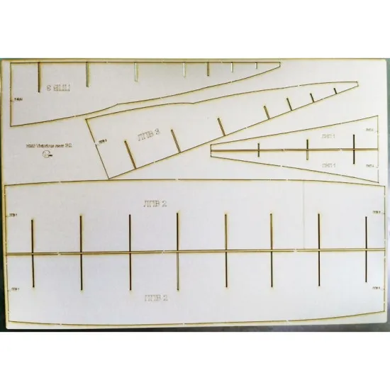 LASER CUTTING TO MILITARY FLEET HMS VICTORIOUS UNITED KINGDOM 1/200 OREL 225/2