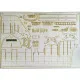 LASER CUTTING MILITARY FLEET BATTLESHIP GLORY OF EKATERINA 1783 1/100 OREL 230/2