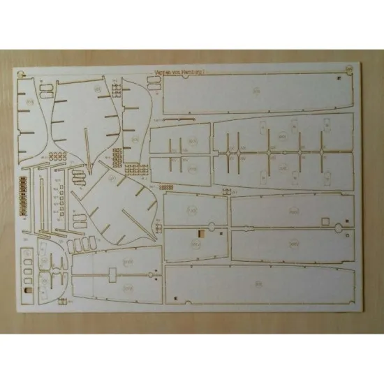 LASER CUTTING TO MODEL OREL 248 VAPPEN VON HAMBURG MILITARY FLEET OREL 248/2