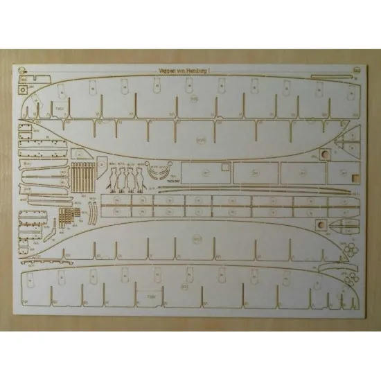 LASER CUTTING TO MODEL OREL 248 VAPPEN VON HAMBURG MILITARY FLEET OREL 248/2