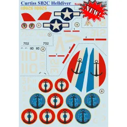 DECAL 1/48 FOR CURTISS SB2C HELLDIVER PRINT SCALE 48-137