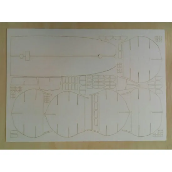 LASER CUTTING TO MODEL MILITARY FLEET OREL 207 LE FLEURON OREL 207/2