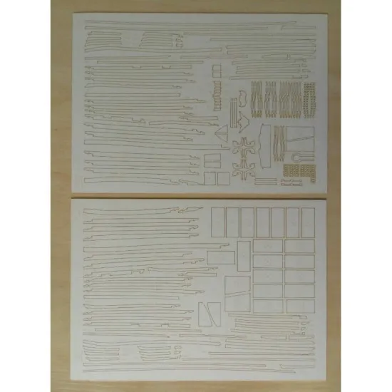 LASER CUTTING TO MODEL MILITARY FLEET OREL 207 LE FLEURON OREL 207/2