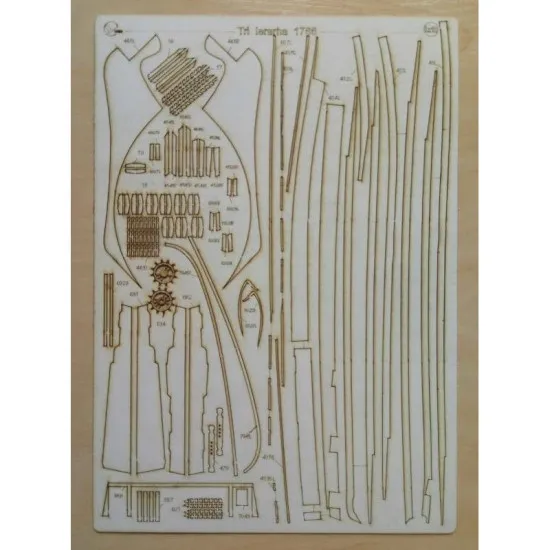 LASER CUTTING TO THE MODEL OREL 212 MILTARY FLEET THREE HIERARCHS OREL 212/2