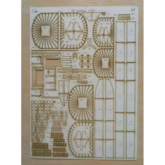 LASER CUTTING TO THE MODEL OREL 212 MILTARY FLEET THREE HIERARCHS OREL 212/2