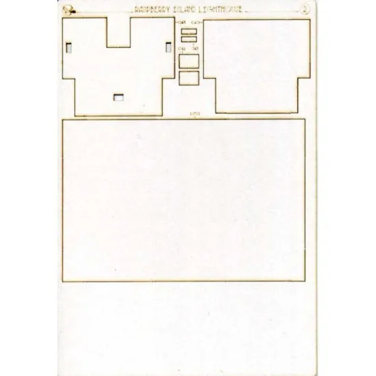 LASER CUTTING TO MODEL OREL 215 RASPBERRY ISLAND LIGHT OREL 215/2